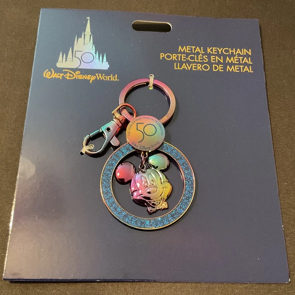 Walt Disney World 50 Years of Disney World Magic Keychain